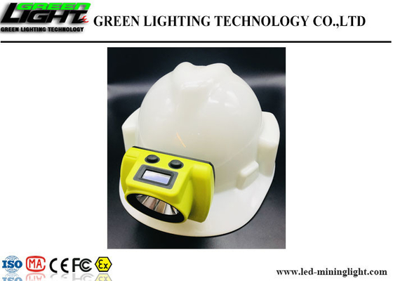 18000lux Brightness LED Miners Cap Lamp One Main Light Two Auxiliary Lights
