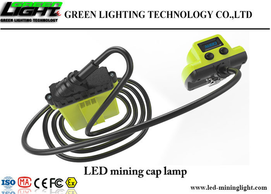 High Brightness Coal Miner Hard Hat Light OLED Screen For Battery Capacity Display