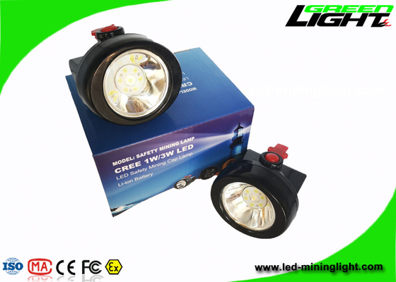 Anti Dust Wheat Cordless Cap Lamp Mining 2.8Ah Battery Small Size Long Life Span