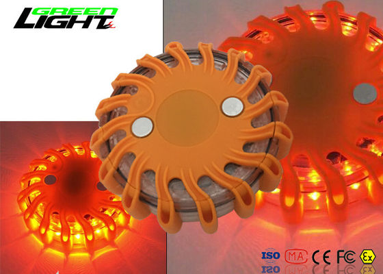 Multiple Colors Led Emergency Warning Lights 5 Watt With Magnetic Rechargeable