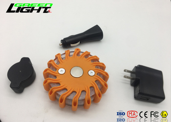 Waterproof IP68 Led Flashing Warning Lights PC/TPR Material DC 5V For Trucks