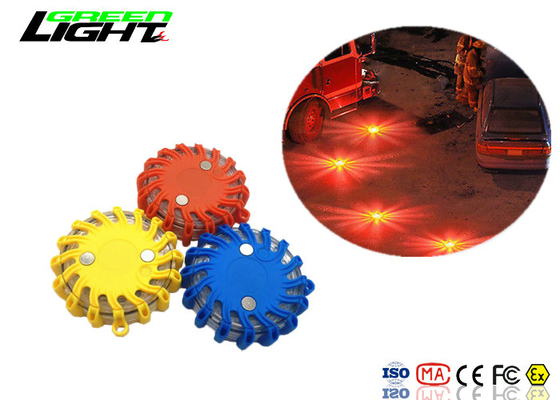 Magnetic Rechargeable LED Flashing Police Warning Lights With Li - Ion Battery