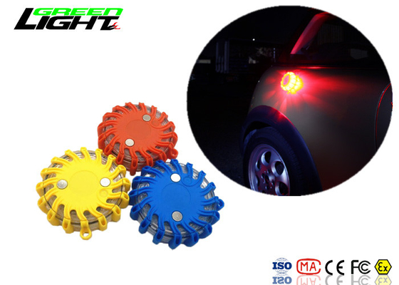 Magnetic Rechargeable LED Flashing Police Warning Lights With Li - Ion Battery