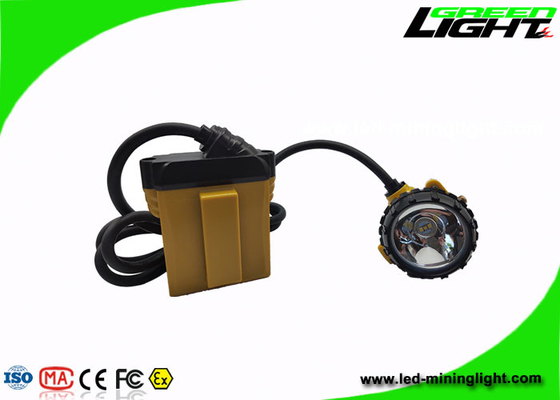 25000lux LED Mining Light 10.4Ah Cap Lamp For Harshest Environments Mining
