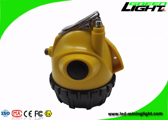 25000lux LED Mining Light 10.4Ah Cap Lamp For Harshest Environments Mining