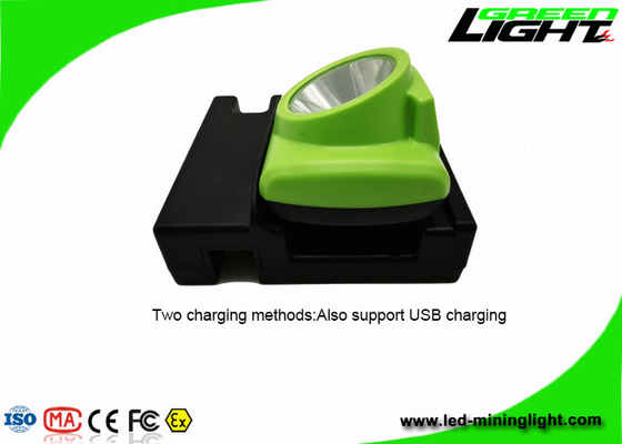 CREE LED Mining Helmet Light High Brightness Wireless OLED Screen 25000lux