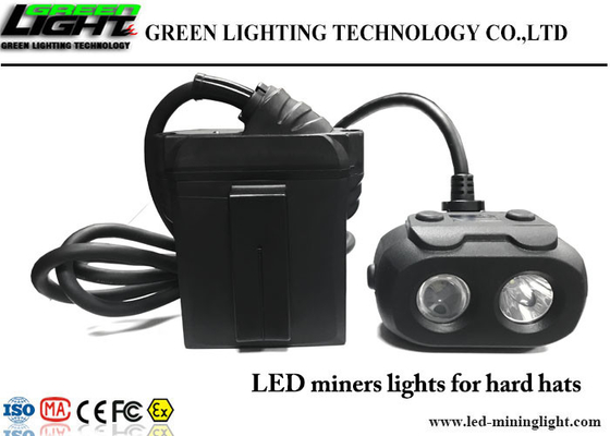 Rechargeable Led Mining Headlamp OLED Display Screen Hard PC Material Anti Explosion