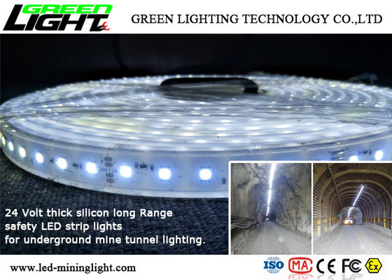 Silica Gel Material LED Flexible Strip Lights For Underground Mining Tunnel