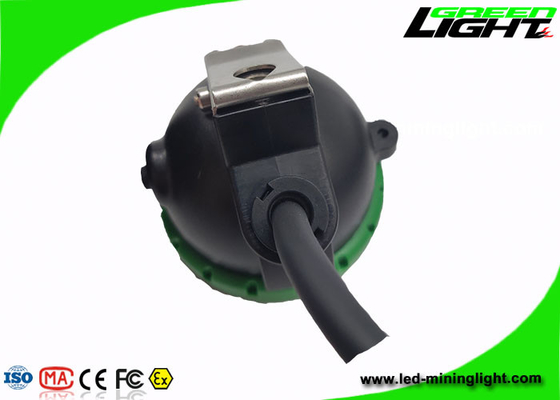 Silicon Button Mining Cap Lights 6.6Ah Li Ion Battery Low Power Warning Function
