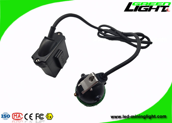 Silicon Button Mining Cap Lights 6.6Ah Li Ion Battery Low Power Warning Function
