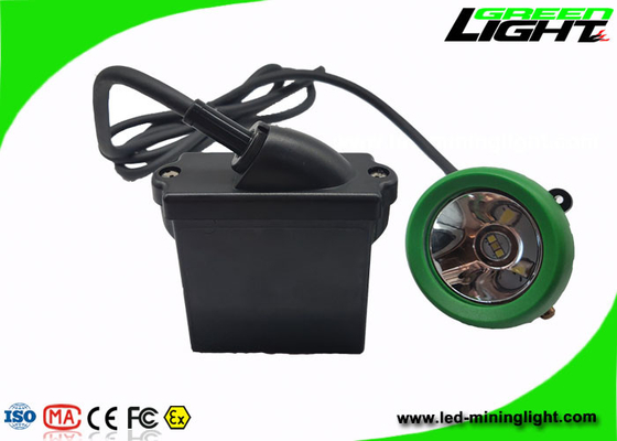 Silicon Button Mining Cap Lights 6.6Ah Li Ion Battery Low Power Warning Function