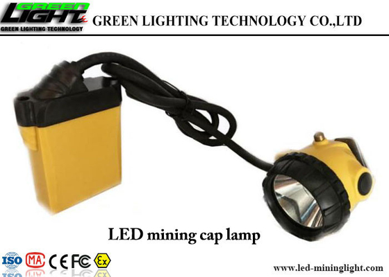 Waterproof IP68 LED Miners Cap Lamp , Super Bright Rechargeable Led Headlamp