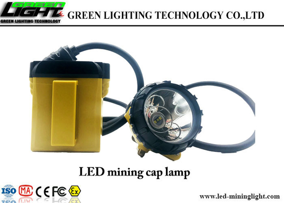 Waterproof IP68 LED Miners Cap Lamp , Super Bright Rechargeable Led Headlamp