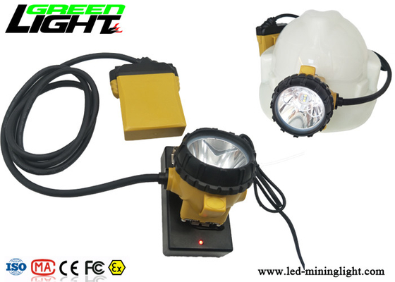 25000lux Safety Underground Coal Mining Lights 10400mAh Dust / Water Ingress Resistant