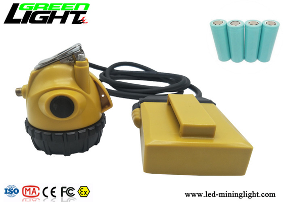 25000lux Safety Underground Coal Mining Lights 10400mAh Dust / Water Ingress Resistant