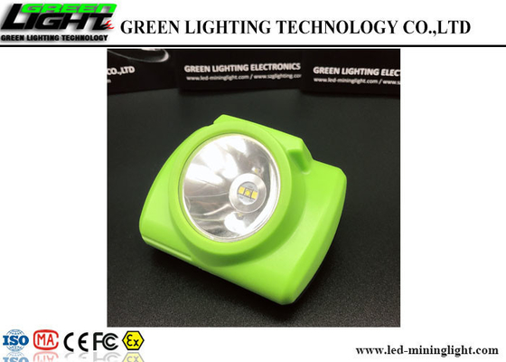 Rechargeable Underground Mining Cap Lamps 260lum Luminous With OLED Display Screen