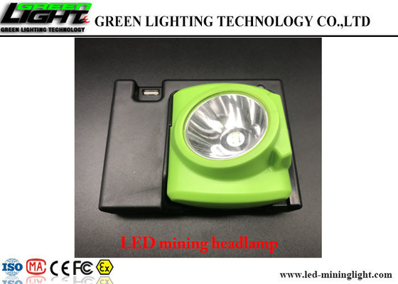 Rechargeable Underground Mining Cap Lamps 260lum Luminous With OLED Display Screen
