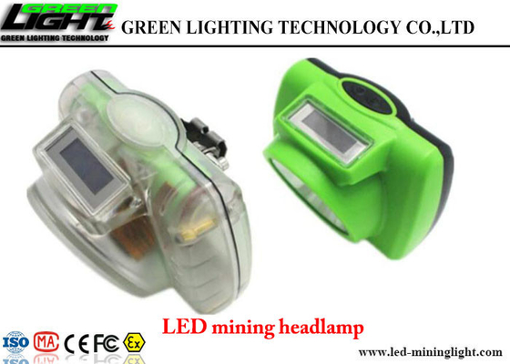 Rechargeable Underground Mining Cap Lamps 260lum Luminous With OLED Display Screen