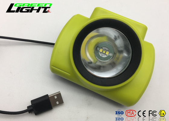 IP68 Waterproof Miner Safety Lamp , Miners Helmet Light With Li - Ion Battery