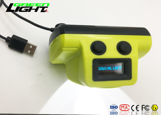 IP68 Waterproof Miner Safety Lamp , Miners Helmet Light With Li - Ion Battery