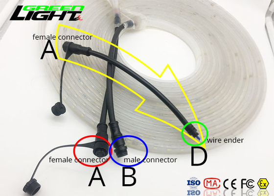 Bright White Waterproof Flexible Led Strip Lights Low Voltage SMD 5050 50/60 HZ