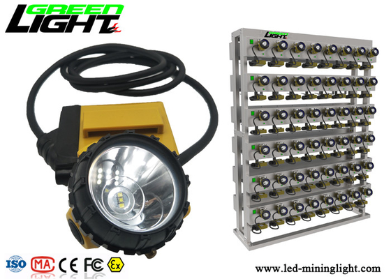 Safety Coal Miner Hard Hat Light Stretch Resistant Cable Connection Waterproof IP68
