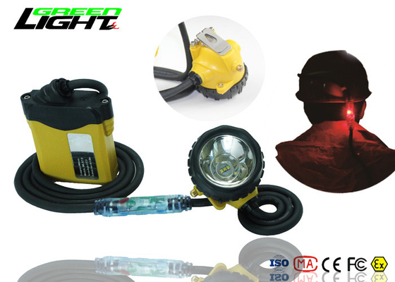 Ip68 Cordless LED Miners Cap Lamp Super Bright Rechargeable Aluminum Cup Material