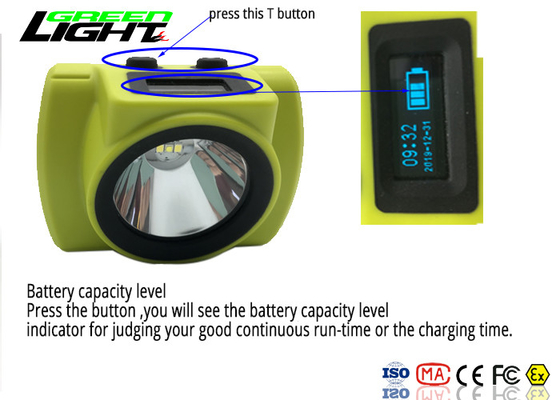 All In One Rechargeable LED Headlamp , Hard Hat Led Light Rechargeable 6800Ah