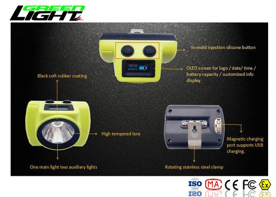 Cree Rechargeable LED Headlamp Cordless USB Charger For Hard Hat Light Running