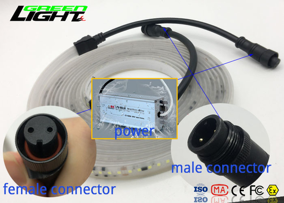 Warm White Led Flexible Tape Light , Waterproof Led Strip Lights Over Current Protection