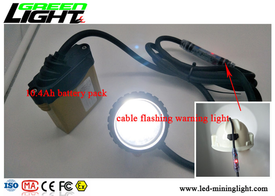 High Power LED Miners Cap Lamp Impact Resistant For Underground Lighting Safety