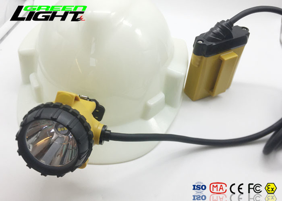 Aluminum Coal Miners Hat Light Helmet Lamp 25000lux Luminous Long Battery Life
