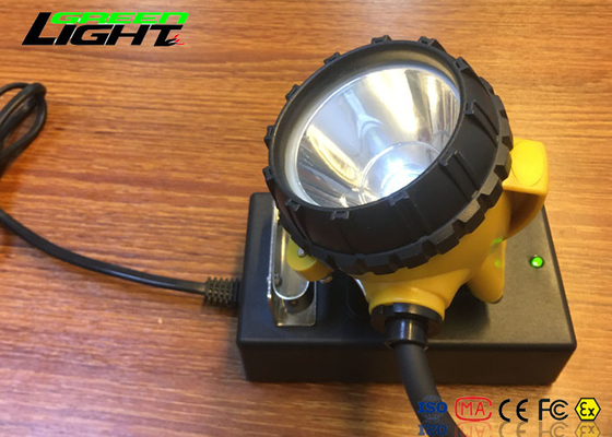 Aluminum Coal Miners Hat Light Helmet Lamp 25000lux Luminous Long Battery Life