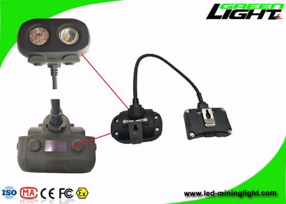 High IP Rating Rechargeable Mining Cap Lamps 15000lux With RFID Tracking Technology