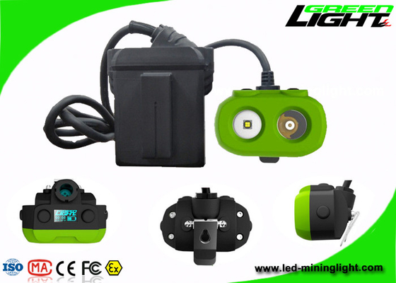 High IP Rating Rechargeable Mining Cap Lamps 15000lux With RFID Tracking Technology