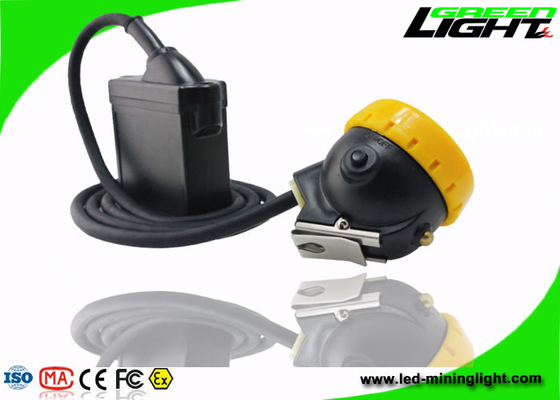 10000lux Mining Cap Lights High Brightness 216lum Li - Ion Battery Pack Light Weight