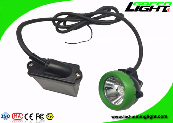 10000lux Mining Cap Lights High Brightness 216lum Li - Ion Battery Pack Light Weight