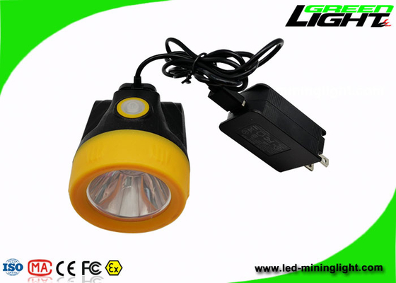 Cordless LED Underground Coal Mining Lights 143lum 10000lux With 15 Hours Backup