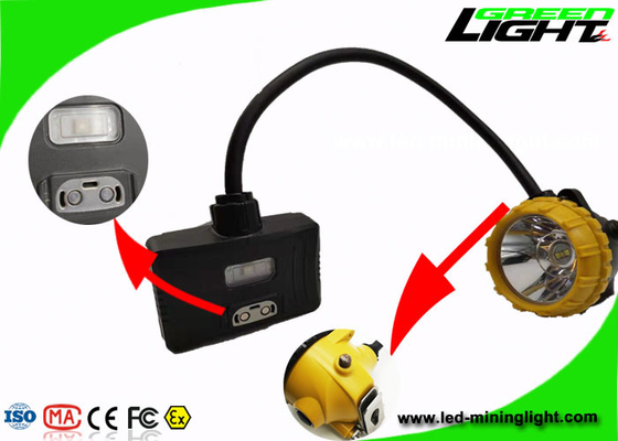 15000lux Brightness Semi Corded Mining Lamp Warning Lights Panasonic Battery Pack