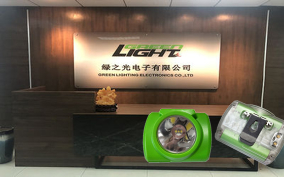 Low Power Warning Cordless Coal Mining Lights With Oled Screen Date / Time