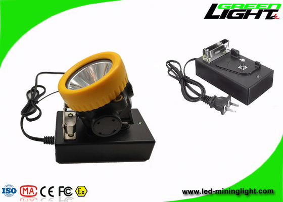 PC Recharegable LED Tunnel Light Cap Lamp 2.2Ah Lithium Ion Battery 4500lux