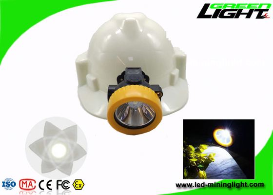 PC Recharegable LED Tunnel Light Cap Lamp 2.2Ah Lithium Ion Battery 4500lux