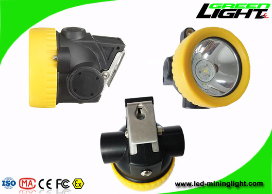 PC Recharegable LED Tunnel Light Cap Lamp 2.2Ah Lithium Ion Battery 4500lux