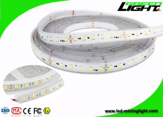 SMD5050 Safety LED Flexible Strip Lights High Voltage Temp Regulation Protection