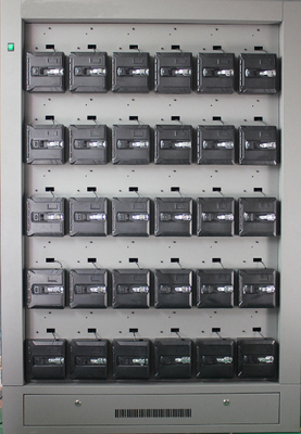 110V-240V Cree Led Headlamp Rechargeable Rack 30 Units With Private Lockers