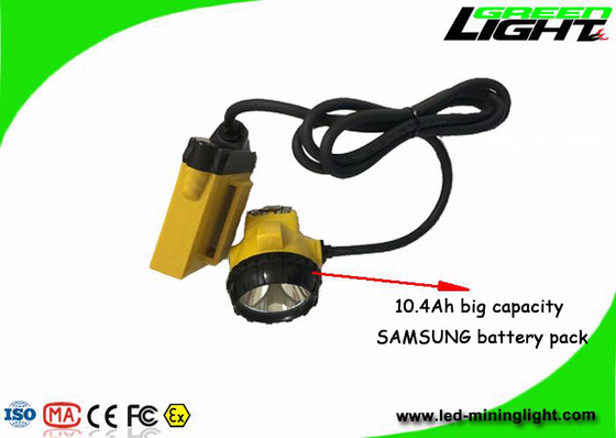 PC Material LED Corded Mining Headlamps Anti Explosion For Hard Rock Miner