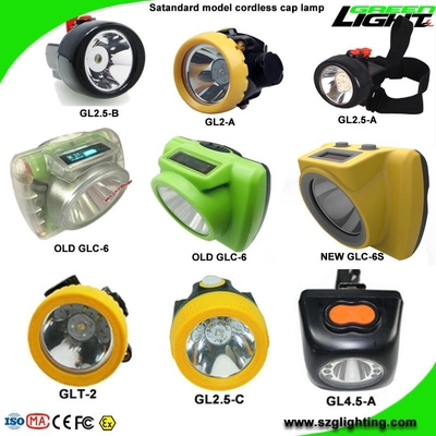 Compact Cordless Led Miners Cap Lamp 6.8ah Rechargeable Battery Msha Approved