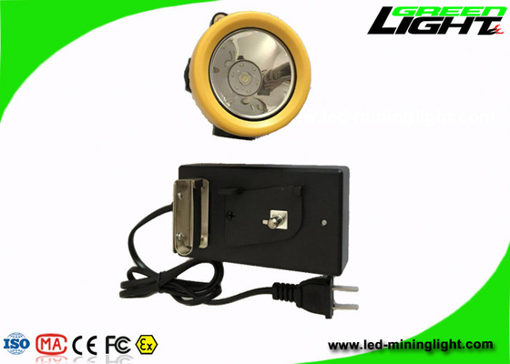 Underground Safety Mining Helmet Light 4000lux Plug In Charger High Power