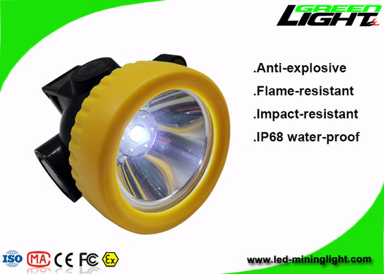 Safety Head Cordless Mining Cap Lamps Led Helmet Light 2.2ah Battery Capacity