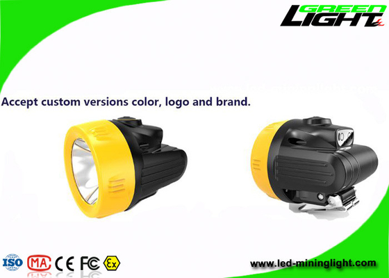 Rechargeable Mining Cap Lights Charging Indication Switch Small Size Dc Power Supply
